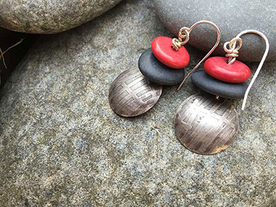 Beach Stone Earrings