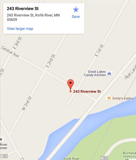 Map to 47 Degrees Art Gallery & Gift Shop.